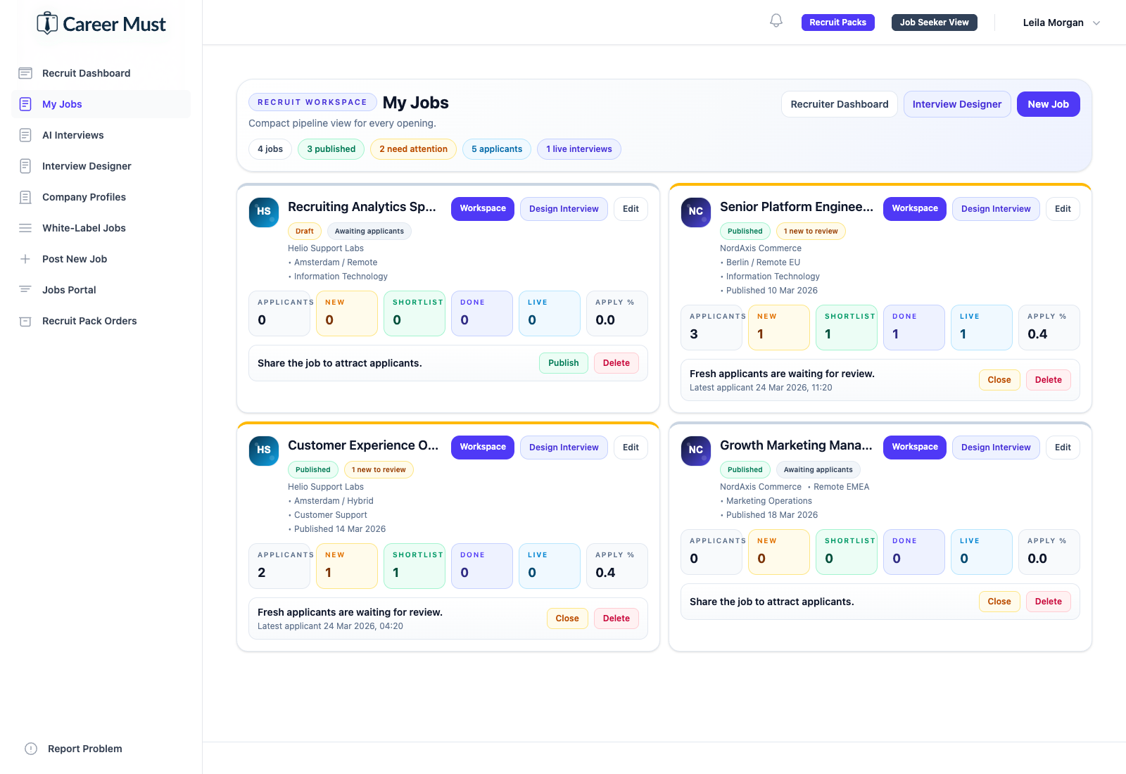 CareerMust jobs feed